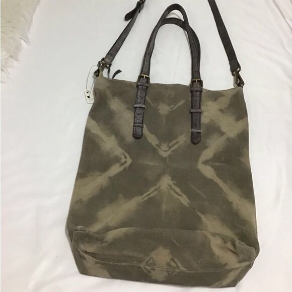 Free People We The Free Leather Take Me Away Tote Crossbody Bag New With Tag - Picture 8 of 16